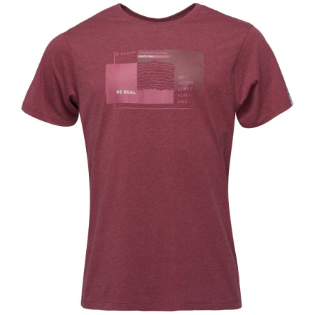 Muška majica Loap Bohem boja vina Red