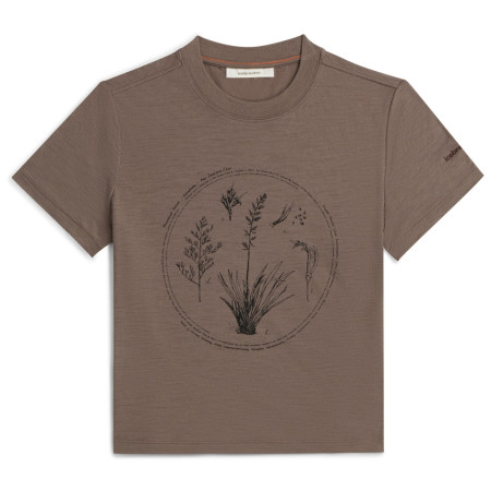 Ženska majica Icebreaker Merino 150 Tech Lite SS Crop Tee Seed Story