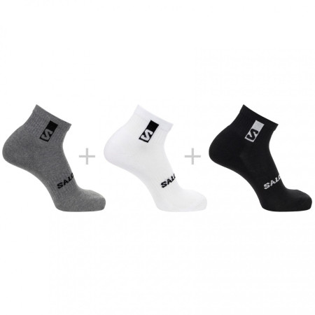 Čarape Salomon Everyday Ankle 3-Pack mješavina boja Black