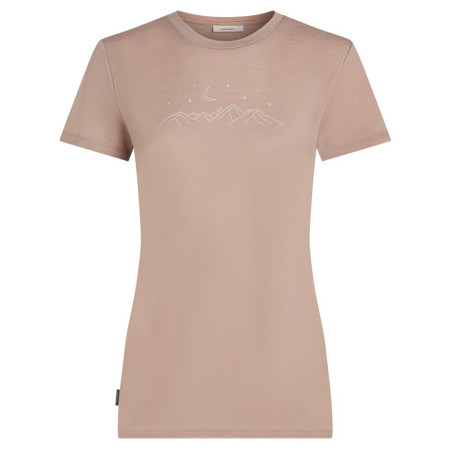 Ženska majica Icebreaker Women Merino 150 Tech Lite SS Tee Sparkling Stars ružičasta Pink Quartz