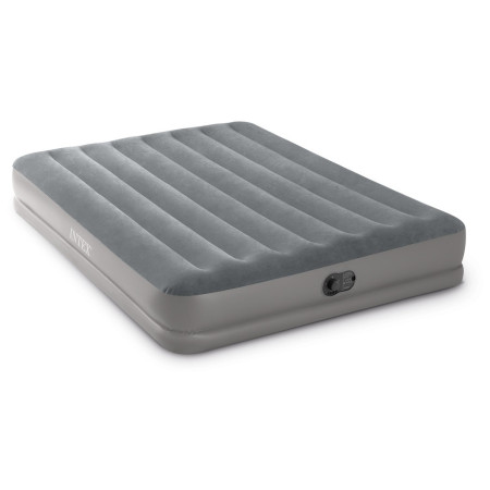 Madraci na napuhavanje Intex Queen Dura-Beam Prestige Mid-Rise USB Pump siva