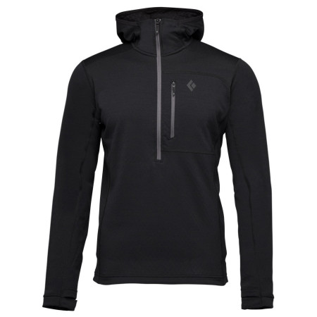 Muška dukserica Black Diamond Coefficient QZ Hoody crna