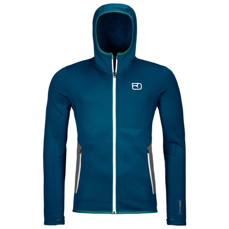 Muška dukserica Ortovox Fleece Hoody plava PetrolBlue