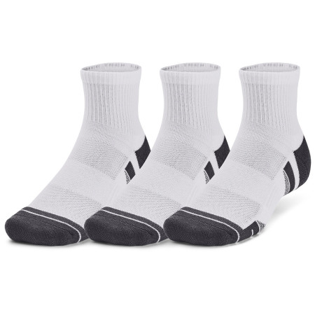 Set čarapa Under Armour Performance Tech 3pk Qtr bijela White / White / Jet Gray