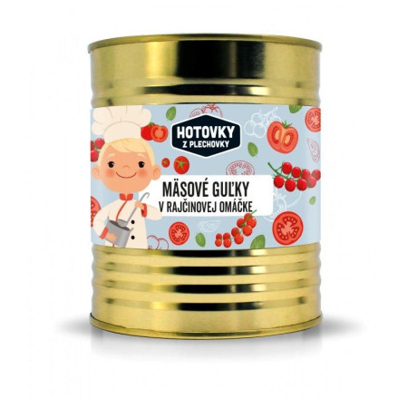 Glavno jelo Hotovky z plechovky Mesne okruglice u umaku od rajčice (800 g)