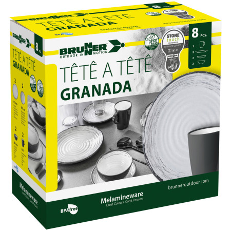 Set posuđa Brunner Set tête-à-tête Granada 8 pcs