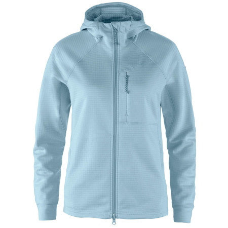 Ženska jakna Fjällräven Abisko Grid Fleece Hoodie W svijetlo plava Breeze Blue