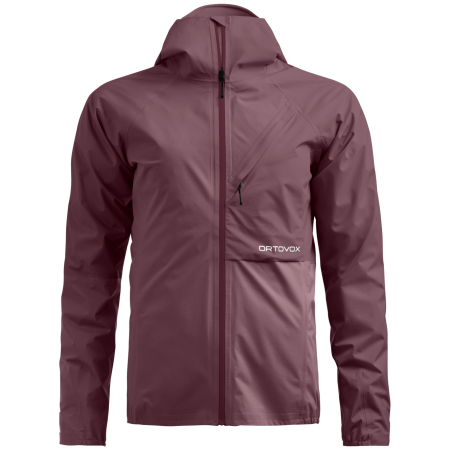 Ženska vodootporna jakna Ortovox Trace 2.5L Jacket W ružičasta Chestnut