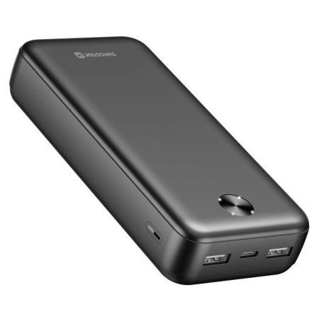 Power bank eksterne baterije Swissten Worx Pro 20000 mAh crna black