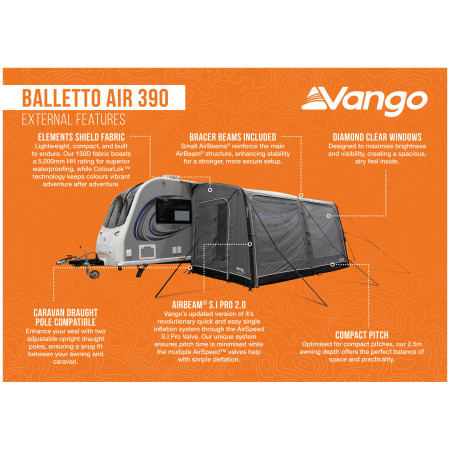Šator za kamper Vango Balletto Air 390