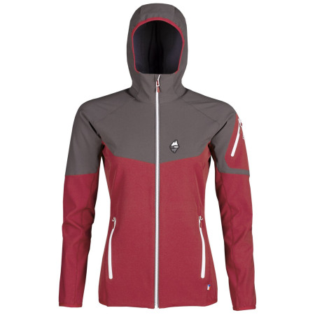 Ženska jakna High Point Atom Lady Hoody Jacket crvena BrickRed/IronGate
