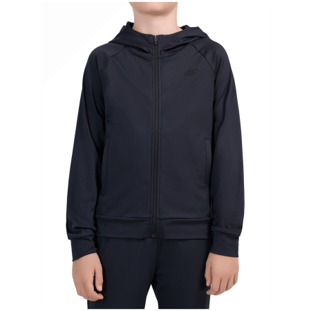 Dječja funkcionalna dukserica 4F Sweatshirt Fnk M0953 Deep Black crna Deep Black