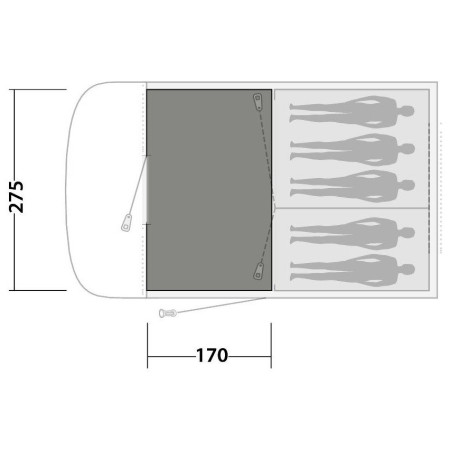 Tepih Easy Camp Carpet Palmdale 500 & 500 Lux