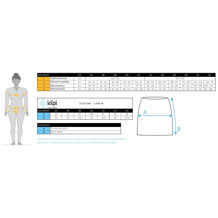 Ženska suknja Kilpi Lian-W