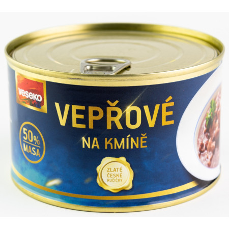 Konzerva VESEKO Svinjetina na kimu 400 g