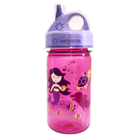 Dječja flašica Nalgene Grip ’n Gulp 350 ml Ružičasta/ljubičasta PinkPurpleMermaid