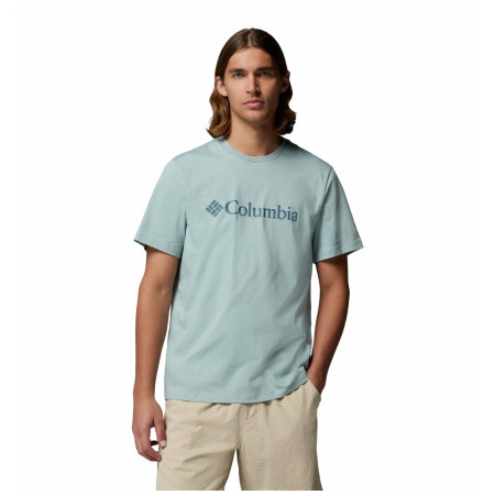 Muška majica Columbia CSC Basic Logo™ Tee svijetlo plava Crushed Blue, Gem Columbia