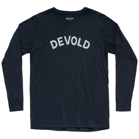 Muške funkcionalne majice Devold Classic Legacy Ls Man crna Ink