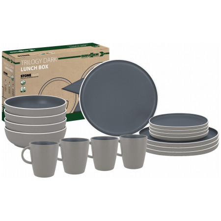 Set posuđa Brunner Lunch Box Trilogy Dark