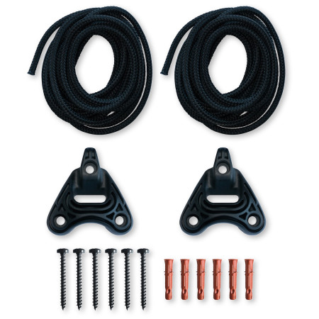 Višenamjenski set za pričvršćivanje viseće mreže La Siesta Uchycení sítě Home Rope crna Black