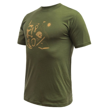 Muške funkcionalne majice Sensor Merino Active Hiking