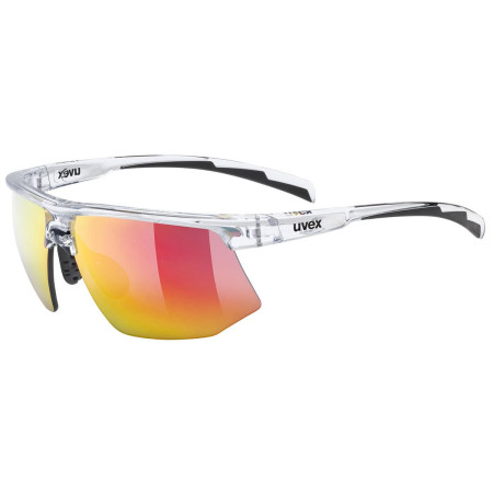 Sunčane naočale Uvex Aerios bijela/crvena clear / mir.red