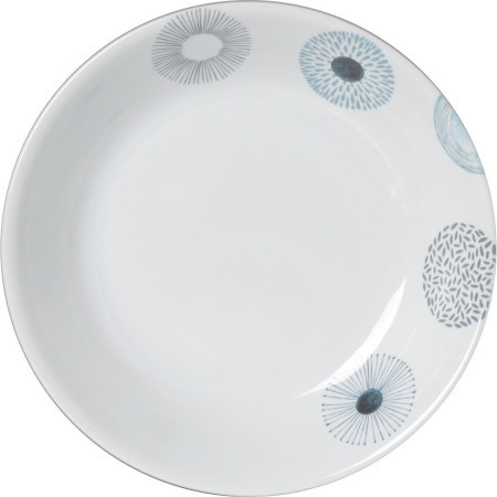 Tanjur Brunner Deep Plate ø 21cm bijela/plava