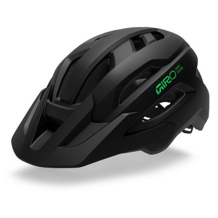 Dječja biciklistička kaciga Giro Fixture II MIPS Youth crna/zelena Mat Black/Vivid Green
