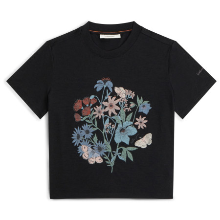 Ženska majica Icebreaker Merino 150 Tech Lite SS Crop Tee NZ Flora