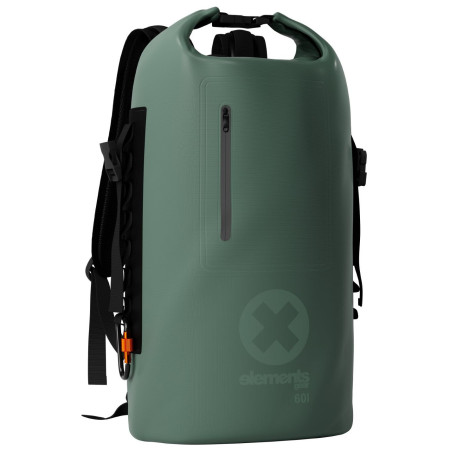 Vodootporna torba Elements Gear Trek 2.0 - 60L (2 popruhy) zelena forest green