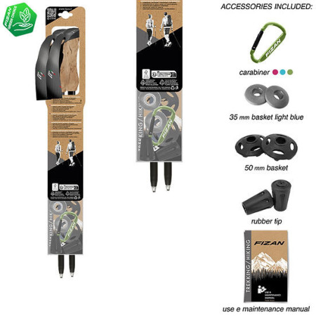 Trekking štapovi Fizan Compact 4 Tech