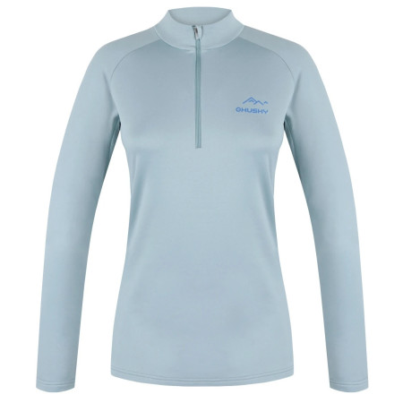 Ženska funkcionalna majica Husky Tromi zip L svijetlo plava faded mint