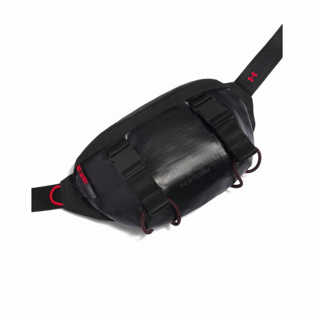 Torbice oko struka Under Armour Summit Trail Waist Bag crna Black / Black / Red