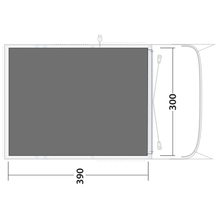 Podloga pod šator Outwell Footprint Flagstaff / Nashville / Monterey 5 Air