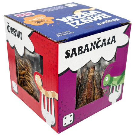 Jestivi crvi Sens Hrskavi insektni izazov – gurmanska party igra