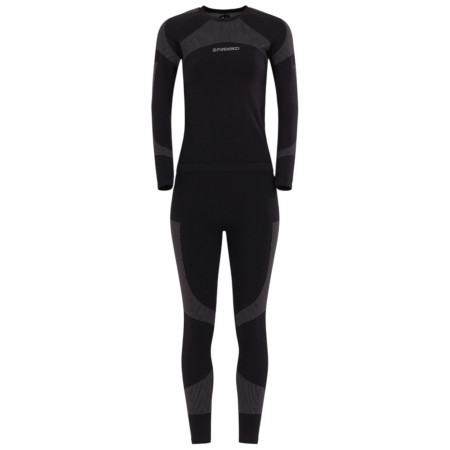 Žensko termo rublje Fundango Seamless Baselayer Set crna black