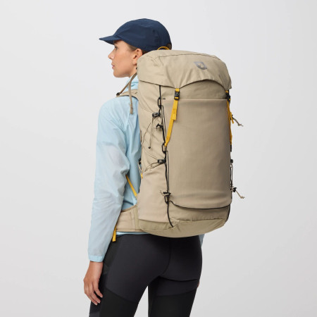 Turistički ruksak Fjällräven Kajka X-Lätt 45 S/M siva fossil