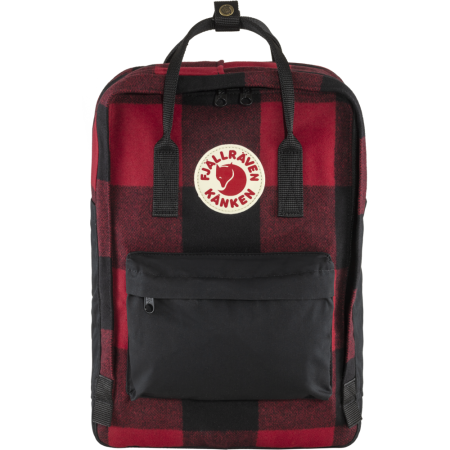 Ruksak Fjällräven Kånken Re-Wool Laptop 15" crna Redblack