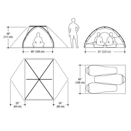 Šator Marmot Tungsten UL 3P