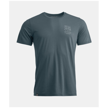 Muške funkcionalne majice Ortovox 150 Cool Mtn Mission Ts M tamno siva Dark Arctic Grey