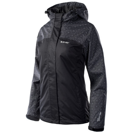 Ženska jakna Hi-Tec Lady Monsa II crna Black/WhitePrint