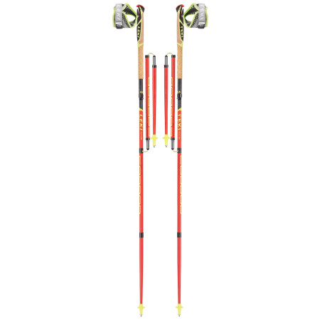 Štapovi za trail trčanje Leki Micro Trail Pro (2019) crvena NeonredDarkedGreyWhiteNeonyellow