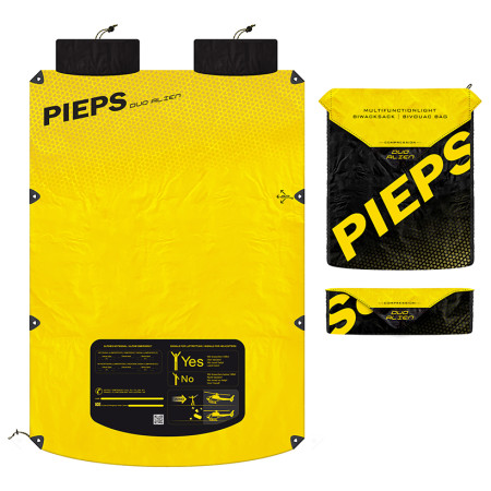 Bivak vreća Pieps Bivy Duo Alien žuta/crna Yellow/Black