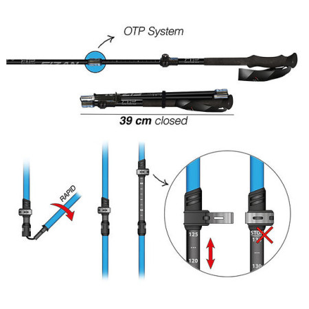 Trekking štapovi Fizan RFP Touring
