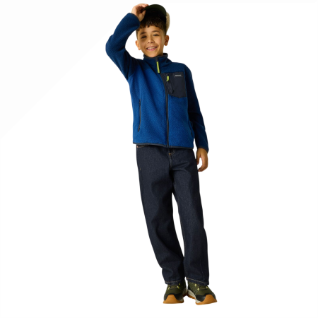 Dječja funkcionalna dukserica Regatta Junior Frankie Warm Fleece Aviator Blue