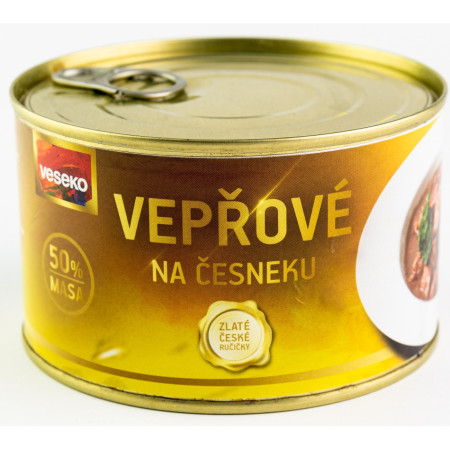 Konzerva VESEKO Svinjetina s češnjakom 400 g
