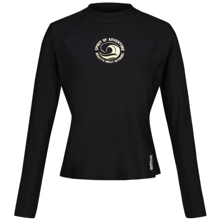 Ženska majica Regatta Wmn L/S Rash Vest crna