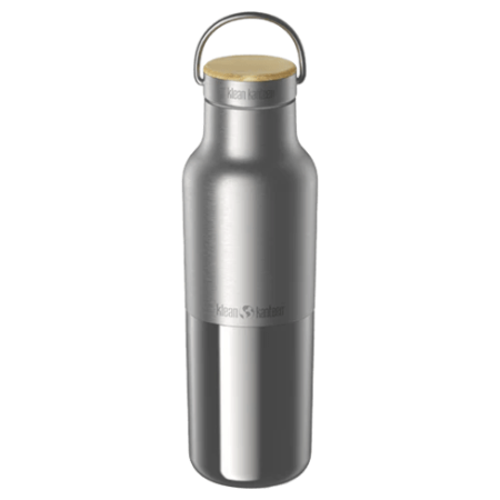 Termosica Klean Kanteen Rise Reflect 16oz (w/ Bamboo Cap) srebrena Brushed Stainless