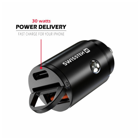 Auto adapter Swissten Car Charger 30W