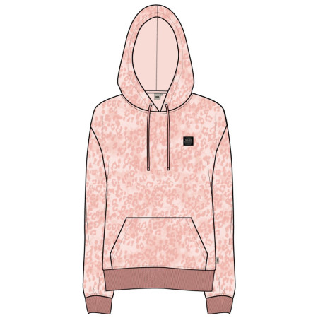 Ženska dukserica Vans Cheetah Dye Hoodie ružičasta